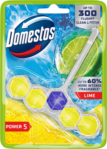 Domestos Power 5 Lime Kostka toaletowa 50 g