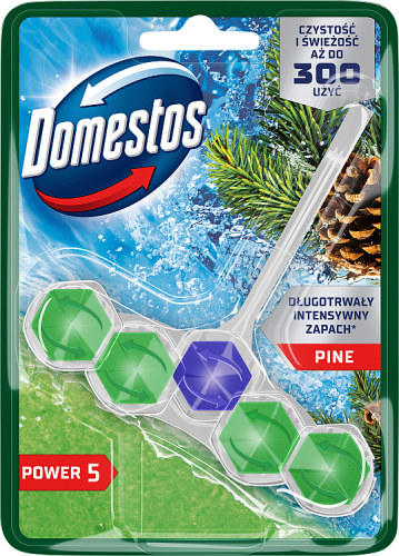 Domestos Power 5 Pine Kostka toaletowa 50 g