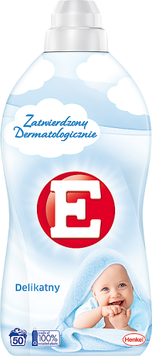E Delikatny Płyn do zmiękczania tkanin 1100 ml (50 prań)
