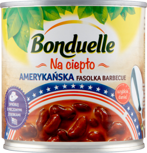 Bonduelle Na ciepło Amerykańska fasolka barbecue 430 g