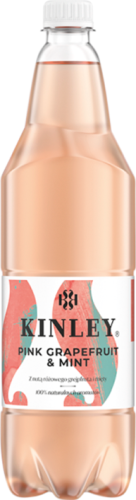 Kinley Pink Grapefruit &amp; Mint Napój gazowany 1 l (plus KAUCJA)