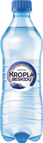 Kropla Beskidu Naturalna woda mineralna gazowana 500 ml (plus KAUCJA)