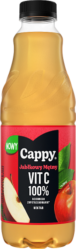 Cappy Nektar jabłkowy mętny 1 l (plus KAUCJA)
