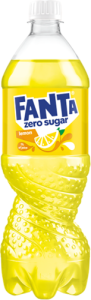 Fanta Zero Sugar Napój gazowany o smaku cytrynowym 850 ml (plus KAUCJA)