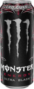 Monster Energy Ultra Black Gazowany napój energetyczny 500 ml (plus KAUCJA)