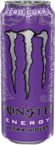 Monster Energy Ultra Violet Gazowany napój energetyczny 500 ml (plus KAUCJA)
