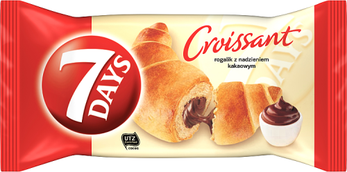 7 Days Rogalik z nadzieniem kakaowym 60 g