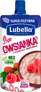 Lubella Owsianka z malinami daktylami 100 g
