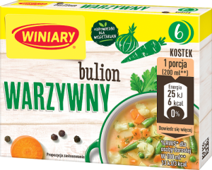 Winiary Bulion warzywny 60 g (6 sztuk)