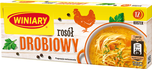 Winiary Rosół drobiowy 120 g (12 sztuk)