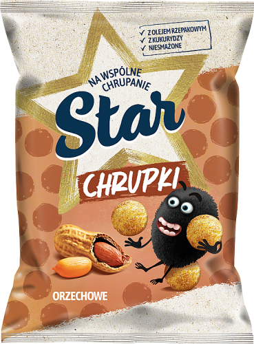 Star Chrupki kukurydziane orzechowe 125 g