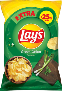 Lay's Chipsy ziemniaczane o smaku zielonej cebulki 163 g