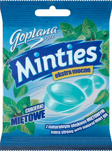 Goplana Minties Cukierki miętowe ekstra mocne 90 g