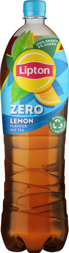 Lipton Zero Niegazowany napój herbaciany o smaku cytrynowym 1,5 l (plus KAUCJA)