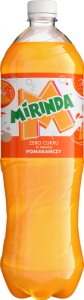 Mirinda Zero cukru Napój gazowany o smaku pomarańczy 1,5 l (plus KAUCJA)