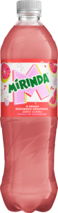 Mirinda Zero cukru Napój gazowany o smaku różowego grejpfruta 0,85 l (plus KAUCJA)