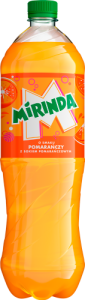 Mirinda Napój gazowany o smaku pomarańczy 1,5 l (plus KAUCJA)