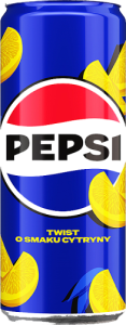 Pepsi-Cola Twist Napój gazowany typu cola o smaku cytryny 330 ml (plus KAUCJA)
