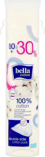 Bella Cotton Płatki kosmetyczne 80 sztuk
