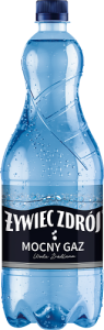 Żywiec Zdrój Mocny Gaz Woda źródlana 1 l (plus KAUCJA)