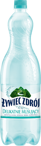 Żywiec Zdrój Delikatnie Musujący Woda źródlana 1,5 l (plus KAUCJA)