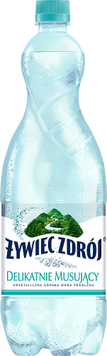 Żywiec Zdrój Delikatnie Musujący Woda źródlana 1 l (plus KAUCJA)