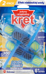 Kret Color Power Lemon Harmony Kostka do WC 2 x 40 g