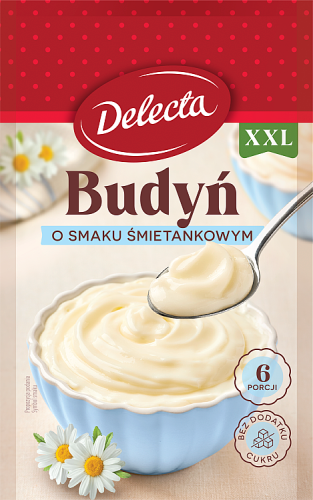 Delecta Budyń smak śmietankowy 64 g