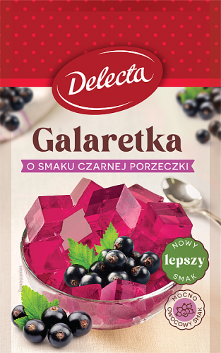 Delecta Galaretka smak czarnej porzeczki 70 g