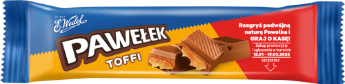 E. Wedel Pawełek Batonik mleczny toffi 45 g