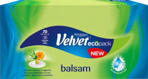 Velvet Balsam Chusteczki uniwersalne z ekstraktem z aloesu i nagietka 70 sztuk