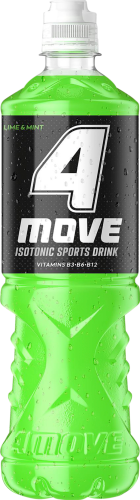 4Move Napój izotoniczny niegazowany o smaku limonka-mięta 750 ml (plus KAUCJA)