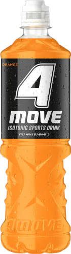 4Move Napój izotoniczny niegazowany o smaku pomarańczowym 750 ml (plus KAUCJA)