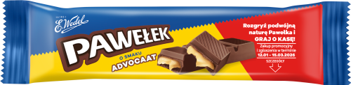 E. Wedel Pawełek Batonik deserowy advocat 45 g