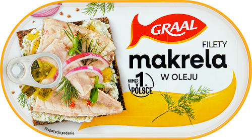 Graal Filety z makreli w oleju 170 g
