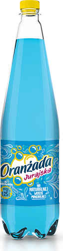 Jurajska Oranżada niebieska 1,25 l (plus KAUCJA)