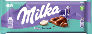 Milka Bubbly Czekolada mleczna z nadzieniem kokosowym 97 g