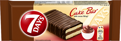 7 Days Miękkie ciastko z nadzieniem kakaowym pokryte polewą kakaową 32 g