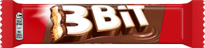 3Bit Baton w czekoladzie mlecznej z nadzieniem mlecznym i herbatnikiem 46 g
