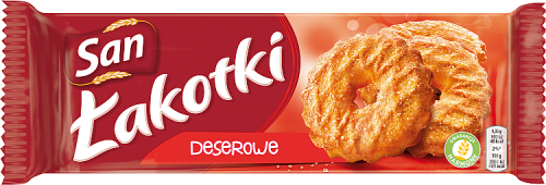 San Łakotki Deserowe Herbatniki dekorowane cukrem 168 g