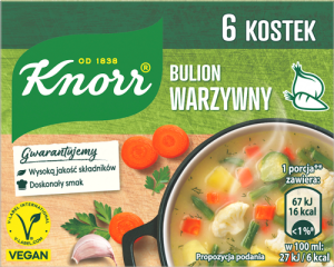 Knorr Bulion warzywny 60 g (6 x 10 g)