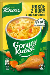 Knorr Gorący Kubek Rosół z kury z makaronem 12 g
