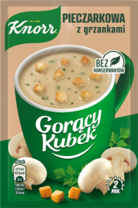 Knorr Gorący Kubek Pieczarkowa z grzankami 15 g