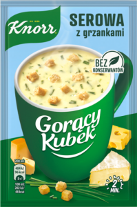 Knorr Gorący Kubek Serowa z grzankami 22 g