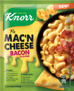 Knorr Fix mac'n cheese o smaku bekonu 33 g