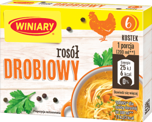 Winiary Rosół drobiowy 60 g (6 sztuk)