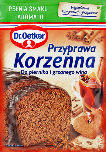 Dr. Oetker Przyprawa korzenna do piernika i grzanego wina 40 g