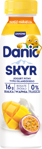 Danio Skyr jogurt pitny typu islandzkiego mango-marakuja 270 g