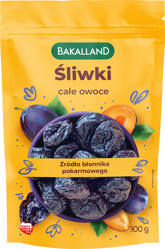 Bakalland Śliwki całe owoce 100 g