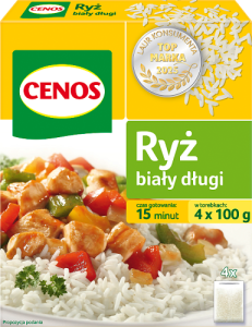 Cenos Ryż biały długi 400 g (4 x 100 g)